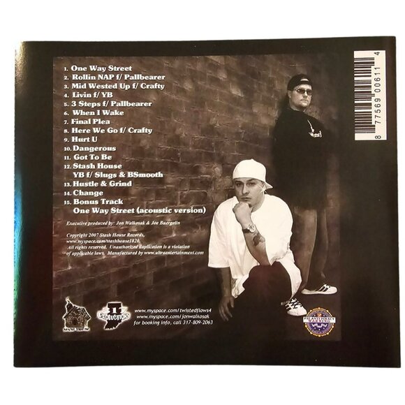 Twisted Flows The Album Music CD One Way Street and Dangerous 37731cd - Picture 2 of 2